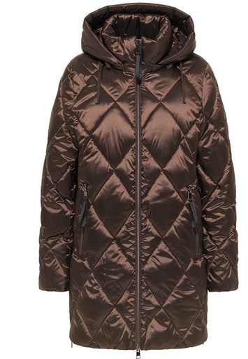 Hooded Coat - Brown