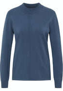 Elements Turtle Neck Jumper - Indigo