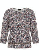 3/4 Sleeve Sweatshirt - Indigo