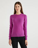 Basic Merino Crew - Purple