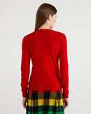 Basic Merino Crew - Red