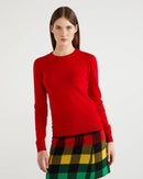 Basic Merino Crew - Red