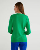Basic Merino Crew - Green