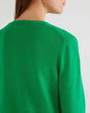 Basic Merino Crew - Green