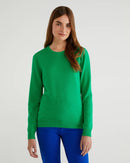 Basic Merino Crew - Green