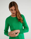 Basic Merino Crew - Green