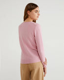 Basic Merino Crew - Baby Pink