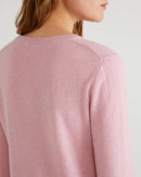 Basic Merino Crew - Baby Pink