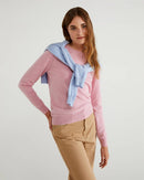 Basic Merino Crew - Baby Pink