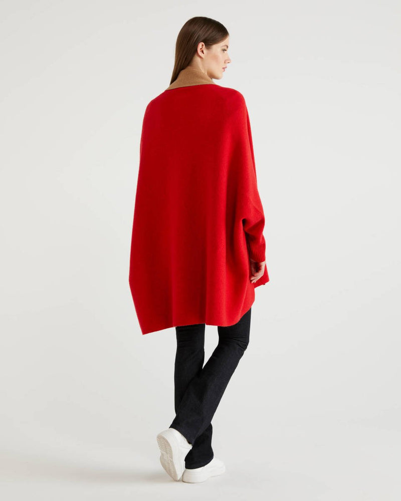 Basic Reversible Cape - Red