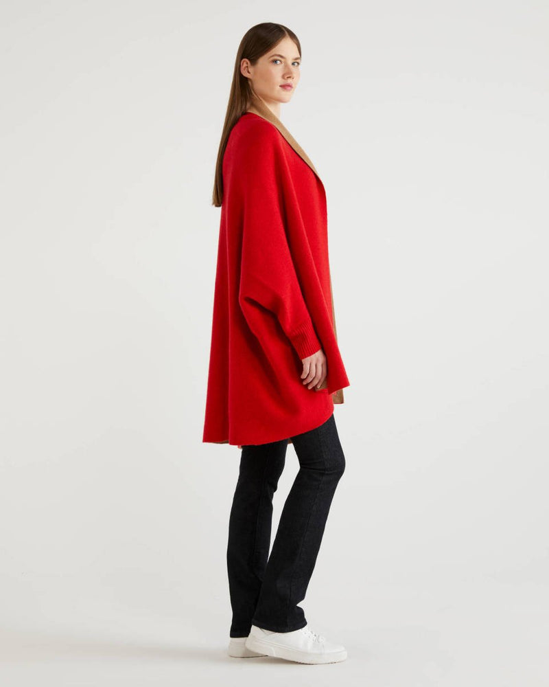 Basic Reversible Cape - Red
