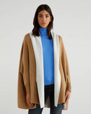 Basic Reversible Cape - Tan