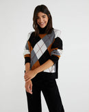 Harry Rocker Diamond Turtle Neck - Black