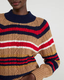 Harry Rocker Cable Turtle Neck - Sand