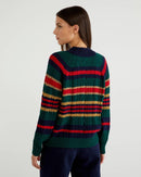 Harry Rocker Cable Turtle Neck - Green