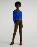 Basic Woman Think Cords - Brown