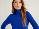Basic Turtle Neck Jumper - Royal