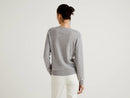 Virgin Wool Cardigan - Grey