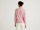 Virgin Wool Cardigan - Baby Pink