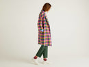 Central Park Check Coat - Pink Check