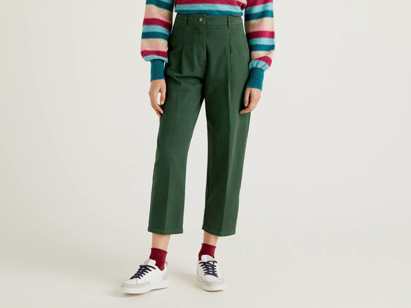 Central Park Slouchy Trouser - Green