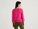 Basic Woman Crew - Fuchsia