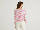 Basic Woman Crew - White/pink