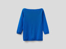 Basic Woman Boatneck - Royal