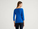Basic Woman Boatneck - Royal