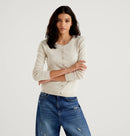 Basic Woman Cardigan - Beige