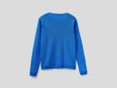 Basic Woman Cardigan - Royal