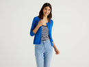 Basic Woman Cardigan - Royal