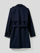 Basic Trench Coat - Navy