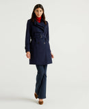 Basic Trench Coat - Navy