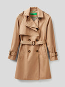 Basic Trench Coat - Tan