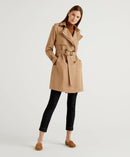 Basic Trench Coat - Tan