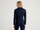 Jersey Blazer - Navy