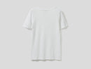 Basic Woman V-Neck Tee - White