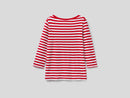 Basic Woman Boatneck Tee - Red