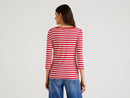 Basic Woman Boatneck Tee - Red