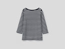 Basic Woman Boatneck Tee - Navy