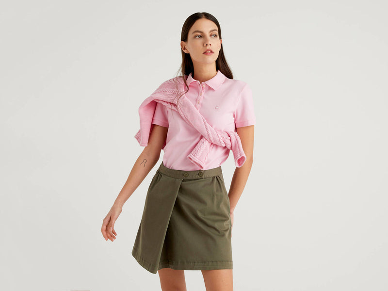 Short Sleeve Polo - Pink