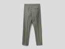 Check Trouser -Black/Cream