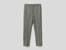 Check Trouser -Black/Cream