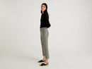 Check Trouser -Black/Cream