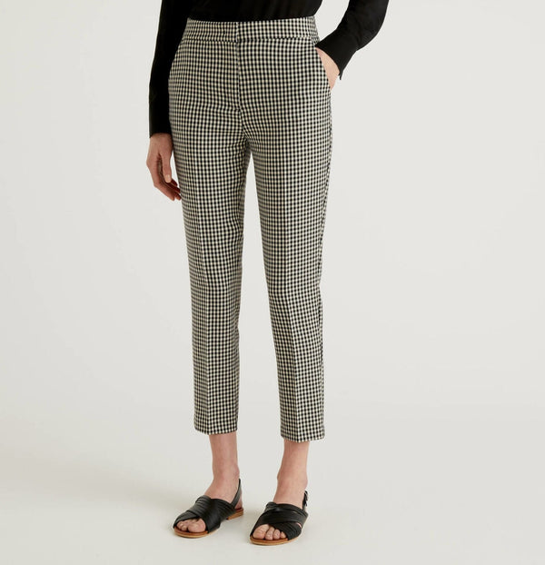 Check Trouser -Black/Cream