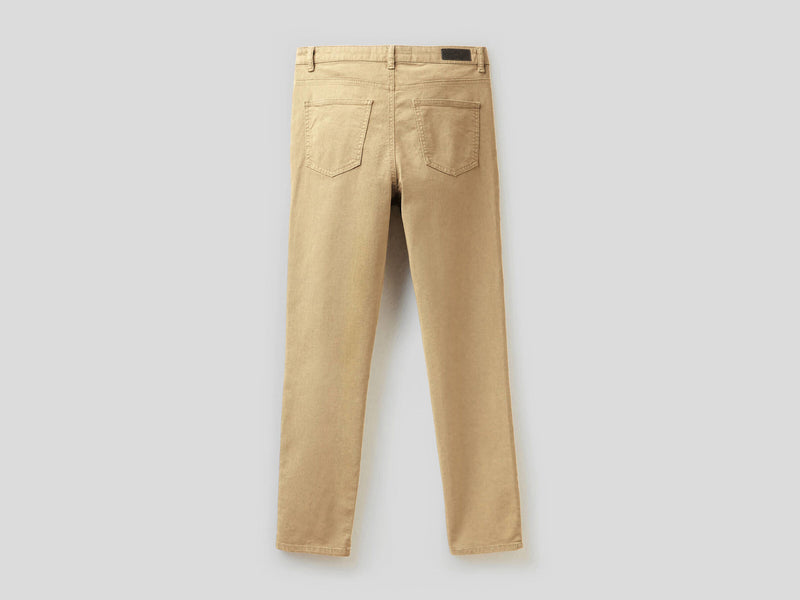 Basic Woman Skinny Jean - Beige