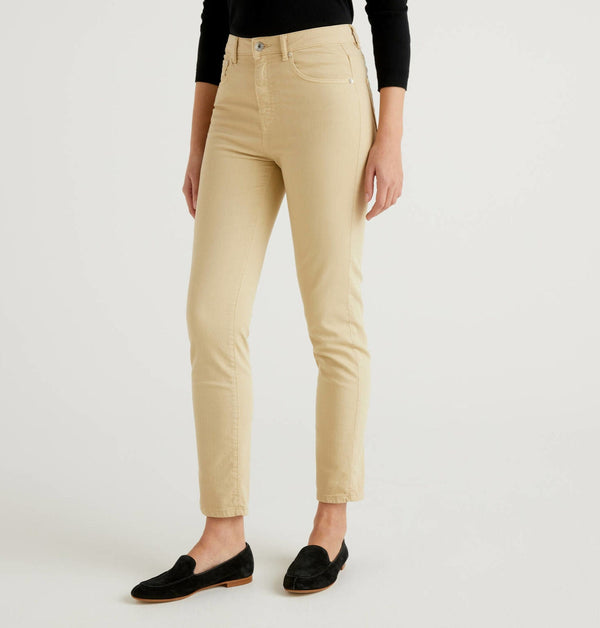 Basic Woman Skinny Jean - Beige