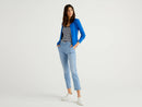 Denim Look Slim Chino - Light Wash