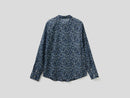 Basic Woman Print Blouse - Navy Floral